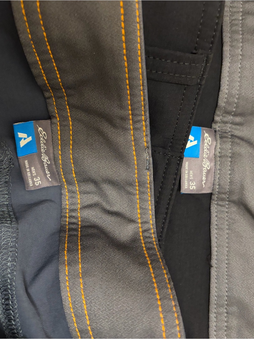 Eddie Bauer First Ascent Men’s 35 Hiking Cargo Shorts Black Navy Lot of 2 - Picture 6 of 8